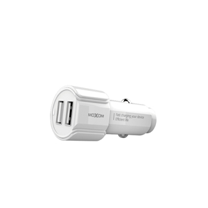 Slika od Auto punjac Moxom KC-15 2xUSB 5V/2.4A Type C beli