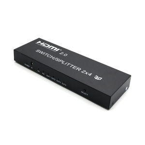 Slika od Adapter HDMI razdelnik (splitter) 2 na 4 (4Kx2K)