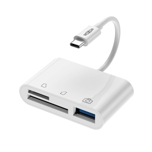 Slika od Adapter OTG 3in1 Moxom MX-AX49 Type C na USB-A 3.0 + SD + micro-SD card