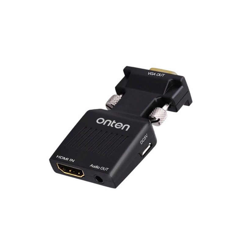 Slika od Adapter HDMI na VGA sa audio prikljuckom jack 3.5mm DC 5V (OTN-7557) Onten