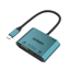 Slika od Adapter USB Type-C na HDMI (zenski) 4K 60Hz + VGA (zenski) 2K 60Hz 16cm (OTN-M205) Onten