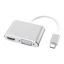 Slika od Adapter TYPE C na HDMI + VGA beli