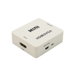 Slika od Adapter HDMI na VGA+audio beli MINI