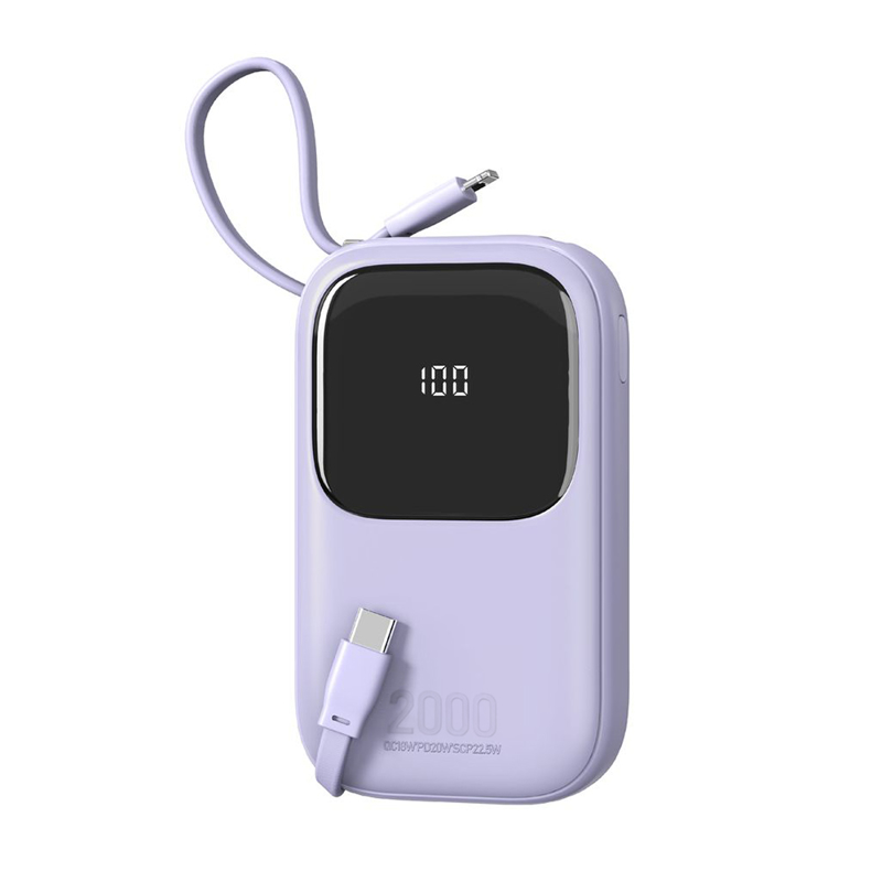 Slika od Power Bank Moxom MX-PB129 PD20W + QC18W + SCP22.5W 20000mAh ljubicasti