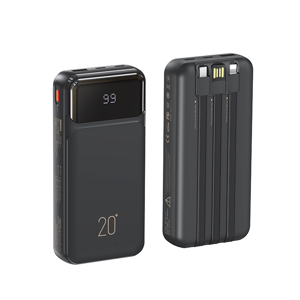 Slika od Power Bank REMAX Reyluck Series RPP-686 fast 2.1A 20000mAh crni