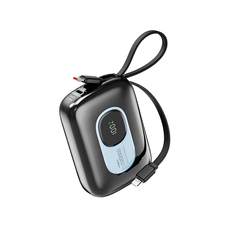 Slika od Power Bank Moxom Mini Portable Dual Cable MX-PB208 22.5W Fast charging 20000mAh sivi