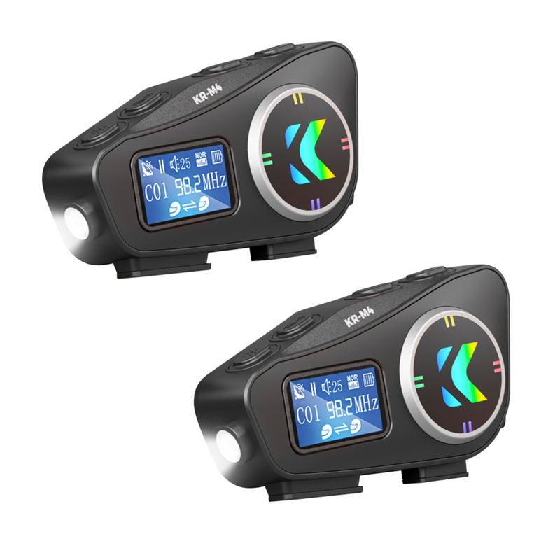 Slika od Bluetooth headset za kacigu (slusalica) KARLER BASS KR-M4 COMBO crna