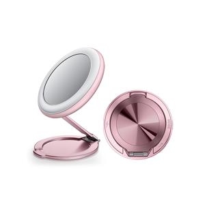 Slika od Drzac magnetni Ring sa ogledalom za mobilni telefon roze