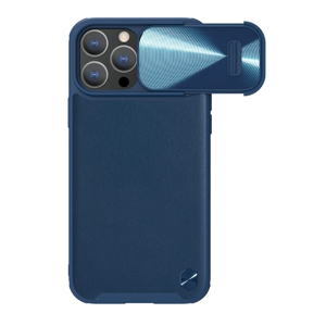 Slika od Futrola Nillkin Cam Shield Leather S za iPhone 14 Pro (6.1) plava