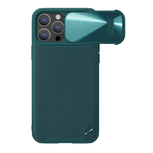 Slika od Futrola Nillkin Cam Shield Leather S za iPhone 14 Pro Max (6.7) zelena