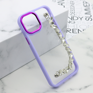 Slika od Futrola Chain za iPhone 12 6.1 ljubicasta