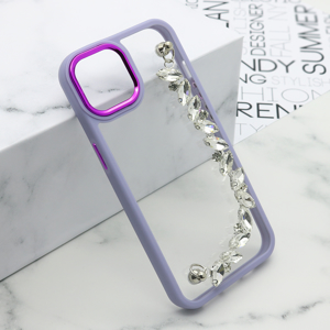 Slika od Futrola Chain za iPhone 13 6.1 ljubicasta