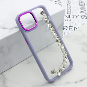 Slika od Futrola Chain za iPhone 14 6.1 ljubicasta