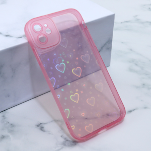 Slika od Futrola Heart Color IMD za iPhone 11 6.1 roze