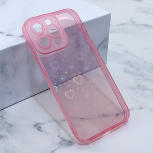 Slika od Futrola Heart Color IMD za iPhone 14 Pro Max 6.7 roze