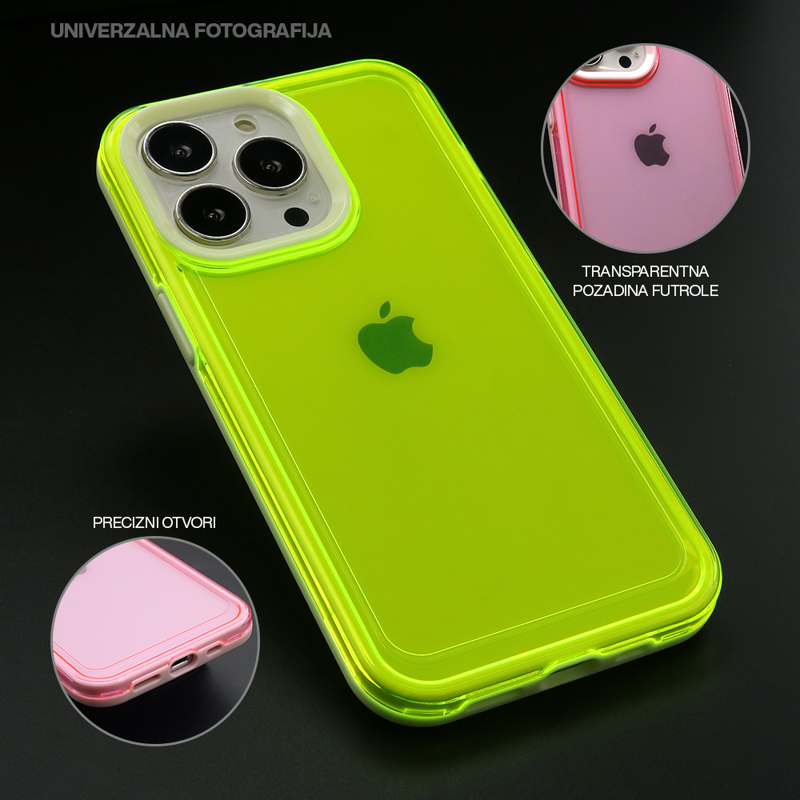 Slika od Futrola GUMMY COLOR za iPhone 14 Pro Max (6.7) zuta