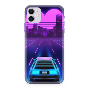 Slika od Futrola ULTRA TANKI PRINT CLEAR NEON WAVE za iPhone 11 (6.1) NW02