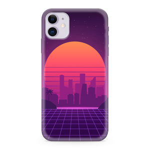 Slika od Futrola ULTRA TANKI PRINT CLEAR NEON WAVE za iPhone 11 (6.1) NW04