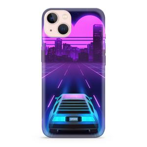 Slika od Futrola ULTRA TANKI PRINT CLEAR NEON WAVE za iPhone 13 (6.1) NW02