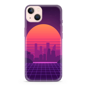 Slika od Futrola ULTRA TANKI PRINT CLEAR NEON WAVE za iPhone 13 (6.1) NW04