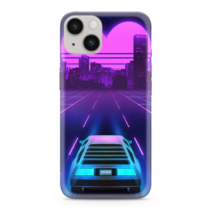 Slika od Futrola ULTRA TANKI PRINT CLEAR NEON WAVE za iPhone 14 (6.1) NW02