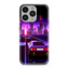 Slika od Futrola ULTRA TANKI PRINT CLEAR NEON WAVE za iPhone 14 Pro (6.1) NW03