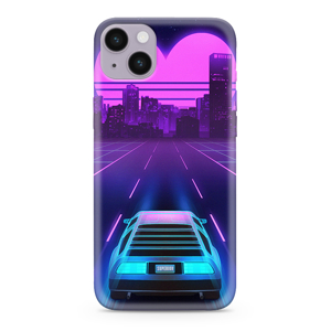 Slika od Futrola ULTRA TANKI PRINT CLEAR NEON WAVE za iPhone 14 Plus (6.7) NW02