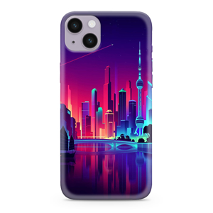 Slika od Futrola ULTRA TANKI PRINT CLEAR NEON WAVE za iPhone 14 Plus (6.7) NW05