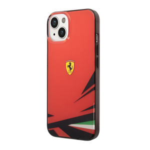 Slika od Futrola FERRARI Print za Iphone 14 crvena Full ORG (FEHCP14SYITR)