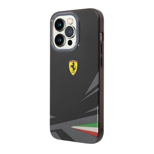 Slika od Futrola FERRARI Print za Iphone 14 Pro Max crna Full ORG (FEHCP14XYITK)