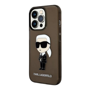 Slika od Futrola Karl Lagerfeld IML NFT Ikonik za Iphone 14 Pro crna Full ORG (KLHCP14LHNIKTC)