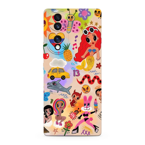 Slika od Futrola ULTRA TANKI PRINT CLEAR za Honor 70 ND0326