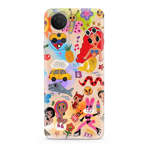 Slika od Futrola ULTRA TANKI PRINT CLEAR za Honor X7 ND0326