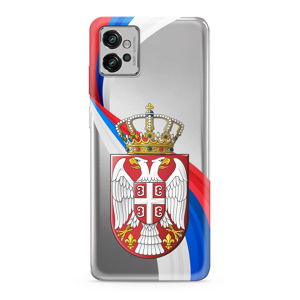 Slika od Futrola ULTRA TANKI PRINT CLEAR za Motorola Moto G32 SRB12