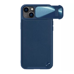 Slika od Futrola Nillkin Cam Shield Leather S za iPhone 14 6.1 plava