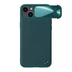Slika od Futrola Nillkin Cam Shield Leather S za iPhone 14 6.1 zelena