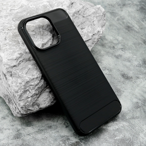 Slika od Futrola silikon BRUSHED za iPhone 15 Pro Max (6.7) crna