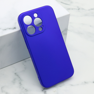 Slika od Futrola Soft Silicone za iPhone 15 Pro (6.1) plava