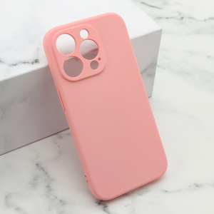 Slika od Futrola Soft Silicone za iPhone 15 Pro (6.1) roze