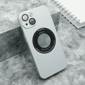 Slika od Futrola ELEGANT LOGO CUT za iPhone 13 (6.1) srebrna