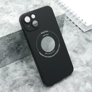 Slika od Futrola ELEGANT LOGO CUT za iPhone 13 (6.1) crna