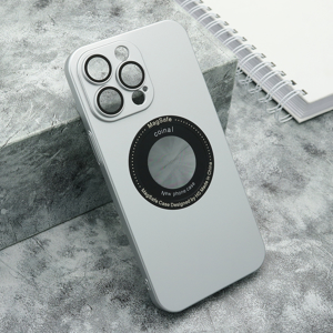 Slika od Futrola ELEGANT LOGO CUT za iPhone 14 Pro Max (6.7) srebrna