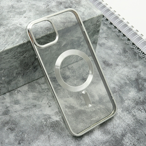 Slika od Futrola CLEAR ELEGANT MAGSAFE za iPhone 15 Plus (6.7) srebrna