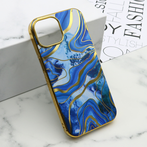 Slika od Futrola MARBLE za iPhone 15 (6.1) plava