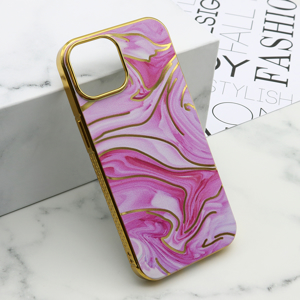 Slika od Futrola MARBLE za iPhone 15 (6.1) roze