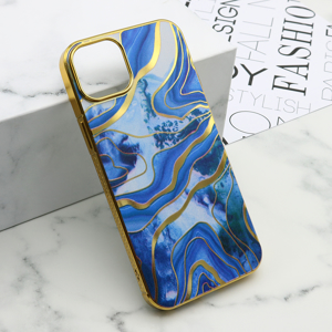 Slika od Futrola MARBLE za iPhone 15 Plus (6.7) plava