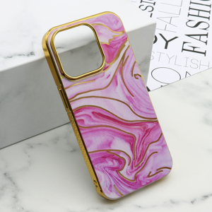 Slika od Futrola MARBLE za iPhone 15 Pro (6.1) roze