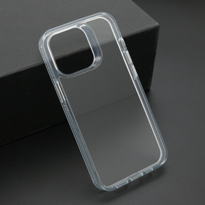 Slika od Futrola COLOR FRAME za iPhone 13 Pro (6.1) srebrna (providna)