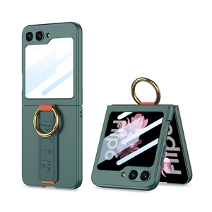 Slika od Futrola STRAP RING CASE za Samsung F741B Galaxy Z Flip 6 5G tamno zelena (GKK case)