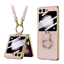 Slika od Futrola GOLD EDGE za Samsung F741B Galaxy Z Flip 6 5G roze (GKK case)